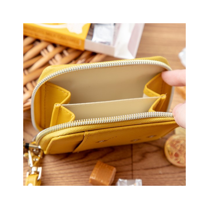 Porte-Monnaie jaune Totoro patchs - Mon Voisin Totoro