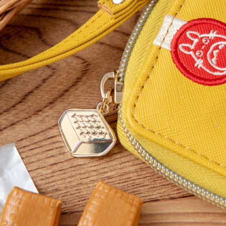 Porte-Monnaie jaune Totoro patchs - Mon Voisin Totoro