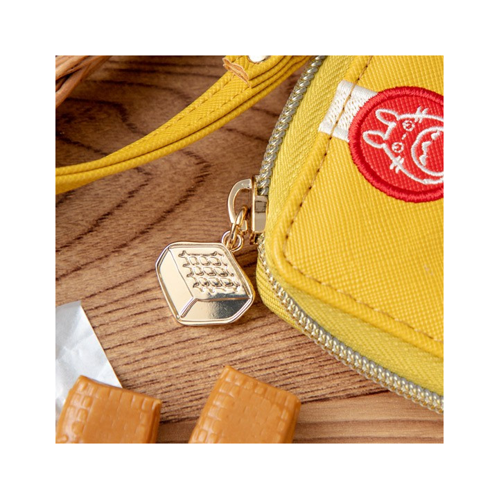 Porte-Monnaie jaune Totoro patchs - Mon Voisin Totoro