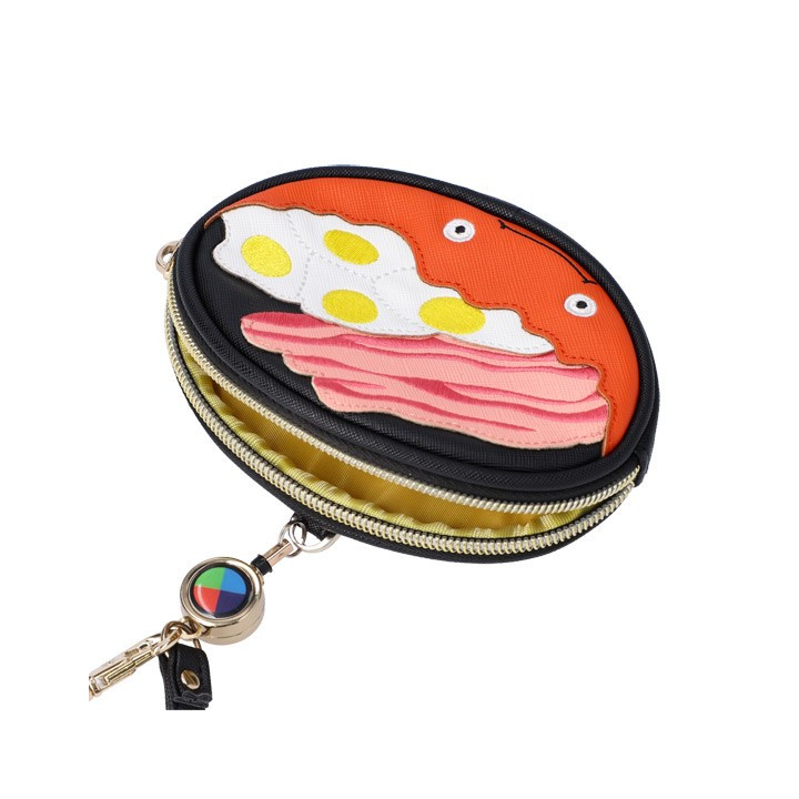 Porte-Monnaie Calcifer & Oeuf et Bacon - Le Chateau Ambulant