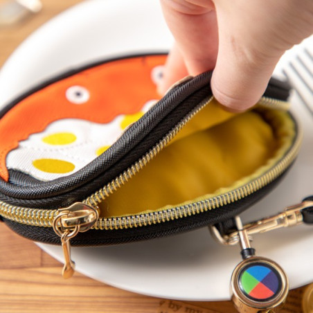 Porte-Monnaie Calcifer & Oeuf et Bacon - Le Chateau Ambulant