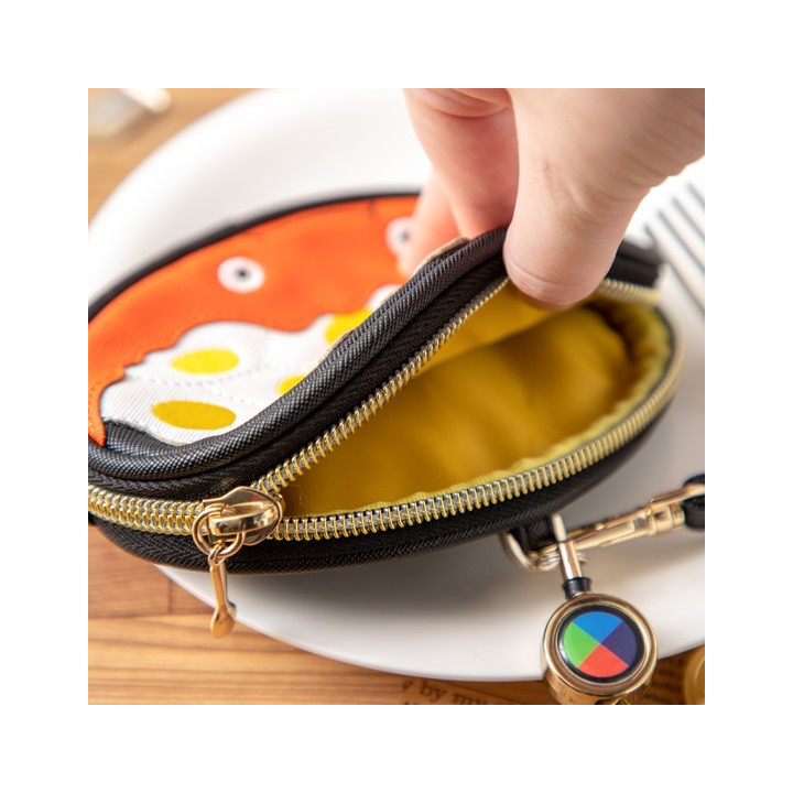 Porte-Monnaie Calcifer & Oeuf et Bacon - Le Chateau Ambulant