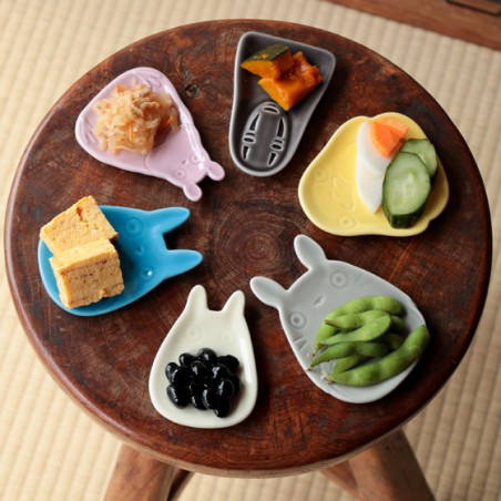Coupelle dessert forme Totoro Blanc - Mon Voisin Totoro