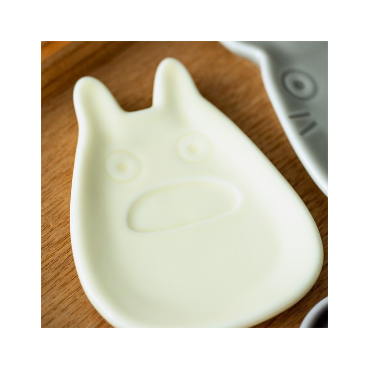 Coupelle dessert forme Totoro Blanc - Mon Voisin Totoro