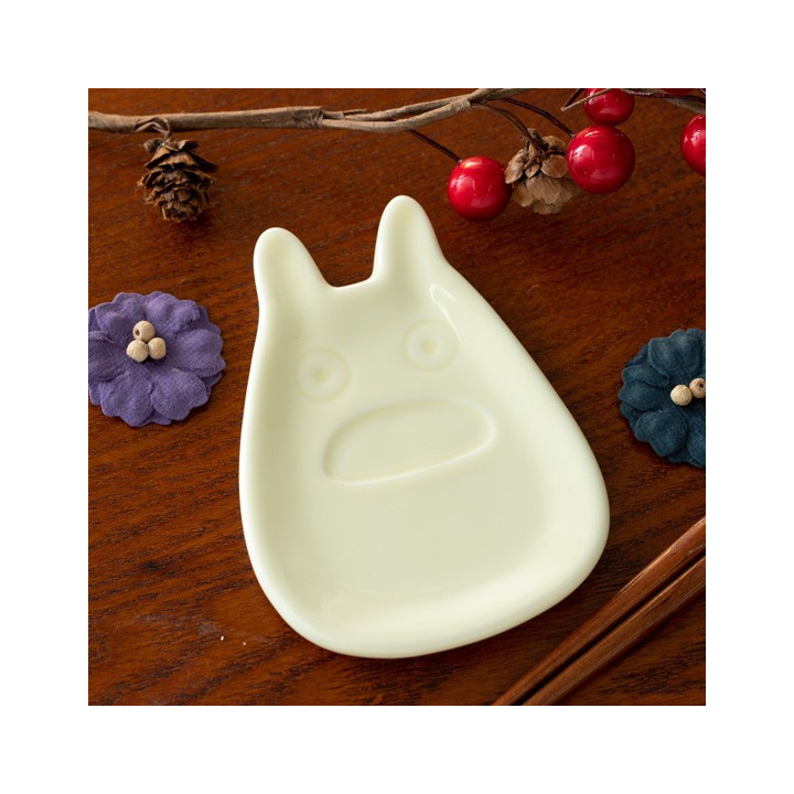 Coupelle dessert forme Totoro Blanc - Mon Voisin Totoro