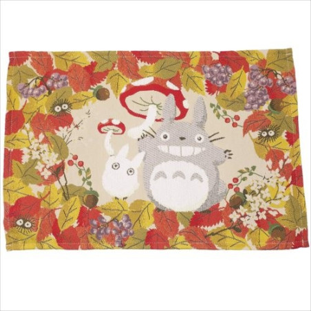 SET DE TABLE TISSU TOTORO CHAMPIGNONS - MON VOISIN  TOTORO