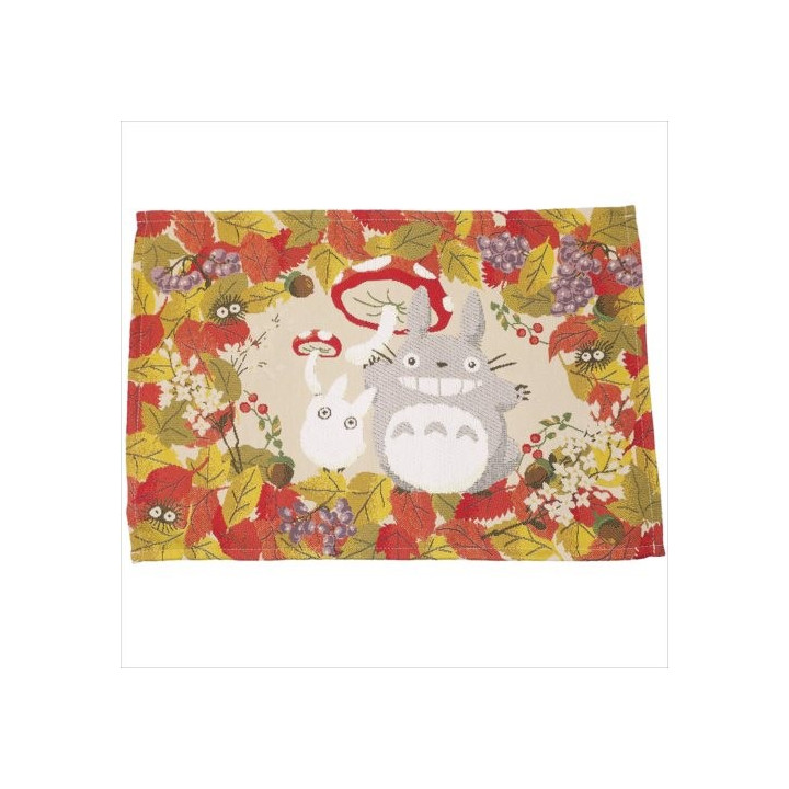 SET DE TABLE TISSU TOTORO CHAMPIGNONS - MON VOISIN  TOTORO