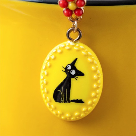Boucles d’oreilles à clips fantaisie jaunes Jiji - Kiki La Petite Sor
