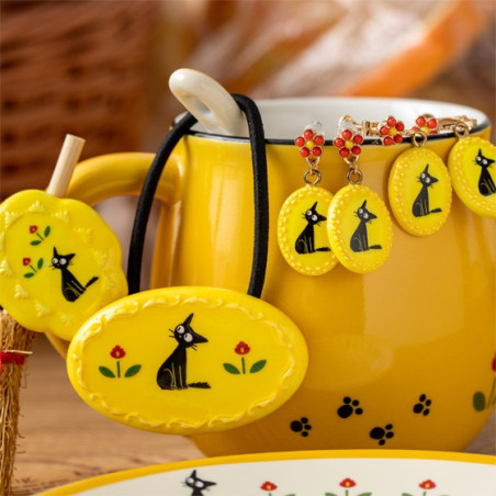 Élastique à cheveux fantaisie jaune Jiji - Kiki La Petite Sorcière