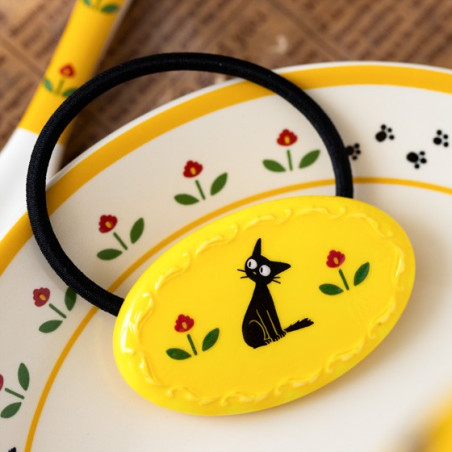 Élastique à cheveux fantaisie jaune Jiji - Kiki La Petite Sorcière