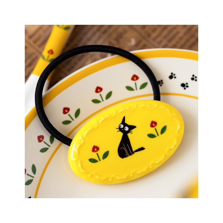 Élastique à cheveux fantaisie jaune Jiji - Kiki La Petite Sorcière