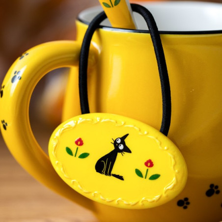 Élastique à cheveux fantaisie jaune Jiji - Kiki La Petite Sorcière