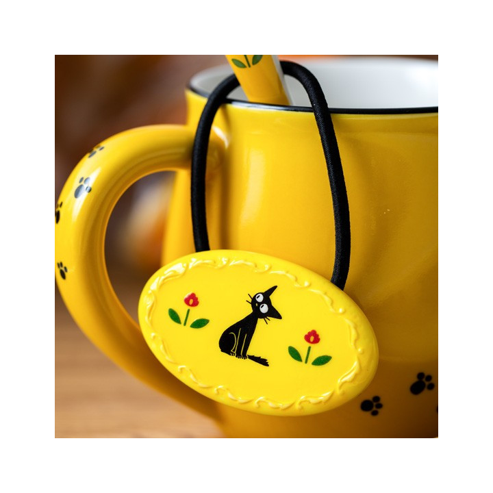 Élastique à cheveux fantaisie jaune Jiji - Kiki La Petite Sorcière