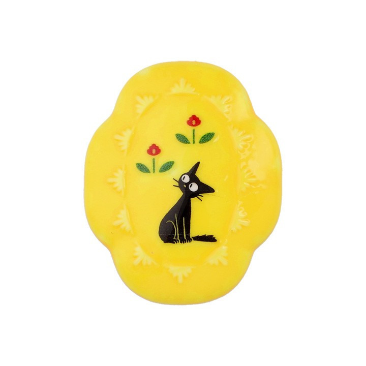 Broche fantaisie jaune Jiji - Kiki La Petite Sorcière