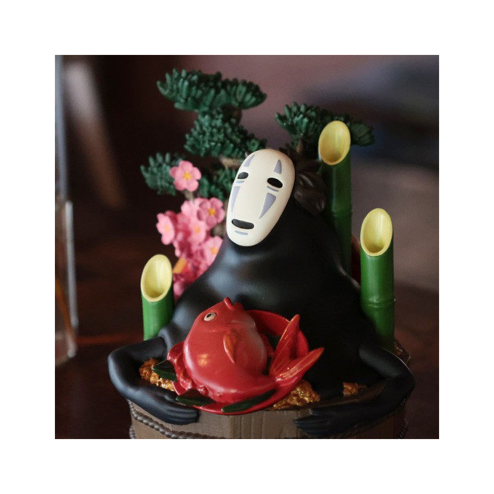 Diorama No Face Bassine d’or et bambous - Le Voyage De Chihiro