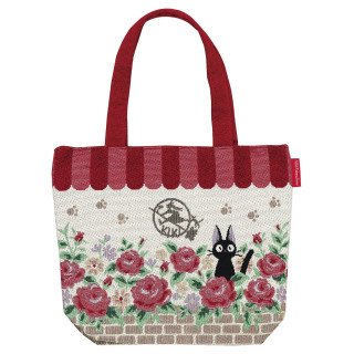 SAC TISSU JIJI PARTERRE DE ROSES - KIKI LA PETITE SORCIÈRE