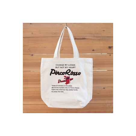 Tote Bag Brodé Hydravion - Porco Rosso