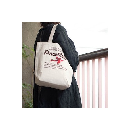 Tote Bag Brodé Hydravion - Porco Rosso