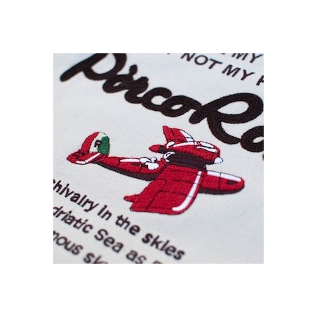 Tote Bag Brodé Hydravion - Porco Rosso