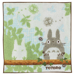 MINI SERVIETTE TOTORO SUR UNE BRANCHE - MON VOISIN  TOTORO