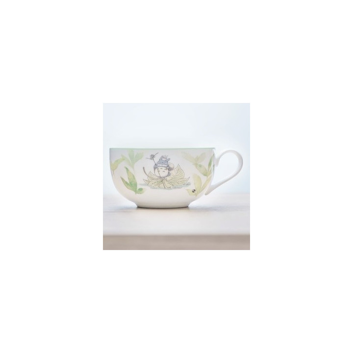Soup Mug Totoro on a leaf - My Neighbor Totoro