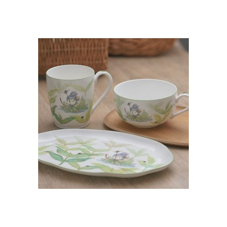 Tasse à soupe Totoro sur une feuille - Mon Voisin Totoro