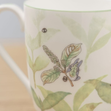 Tasse Totoro sur une feuille - Mon Voisin Totoro