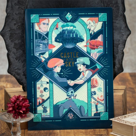 Chemise Art Déco A4 - Le Chateau Dans Le Ciel