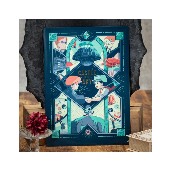 Chemise Art Déco A4 - Le Chateau Dans Le Ciel