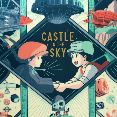 Chemise Art Déco A4 - Le Chateau Dans Le Ciel