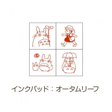 Set de Tampons Rouge Totoro & Mei - Mon Voisin Totoro