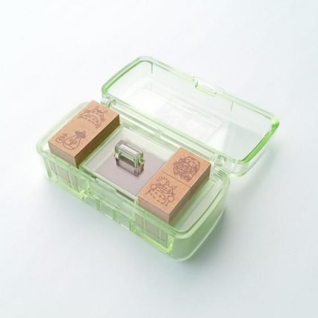 Set de Tampons Vert Totoro & Chatbus - Mon Voisin Totoro