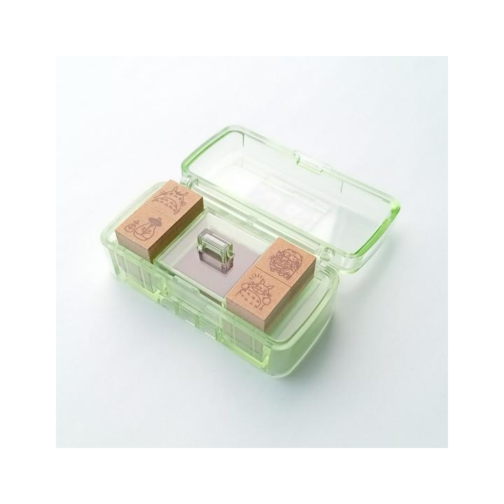 Set de Tampons Vert Totoro & Chatbus - Mon Voisin Totoro