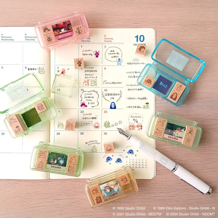 Set de Tampons Violet Kiki & Jiji - Kiki La Petite Sorcière