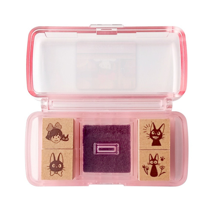 Set de Tampons Violet Kiki & Jiji - Kiki La Petite Sorcière
