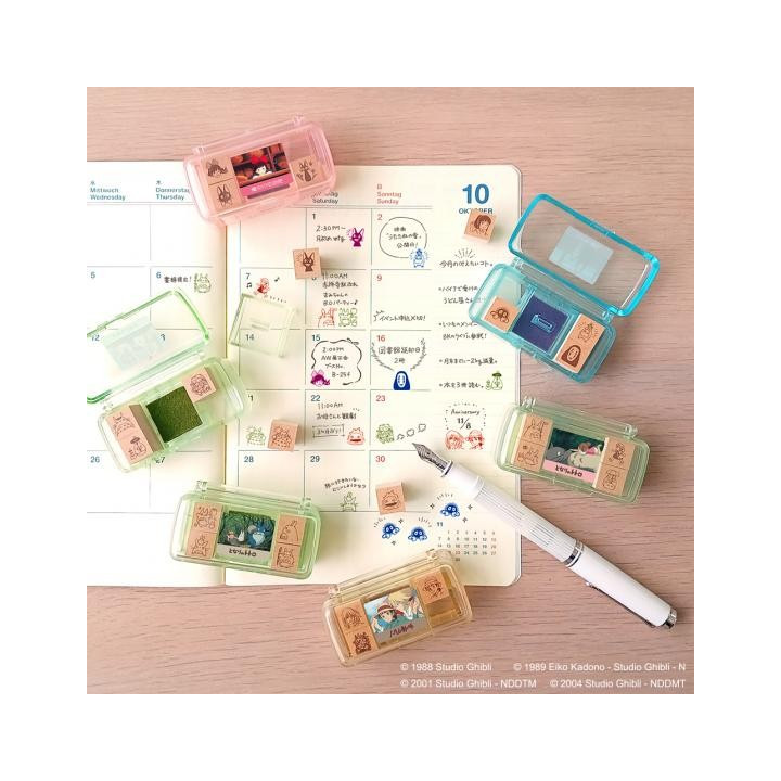 Set de Tampons Bleu Chihiro dans le train - Le Voyage De Chihiro