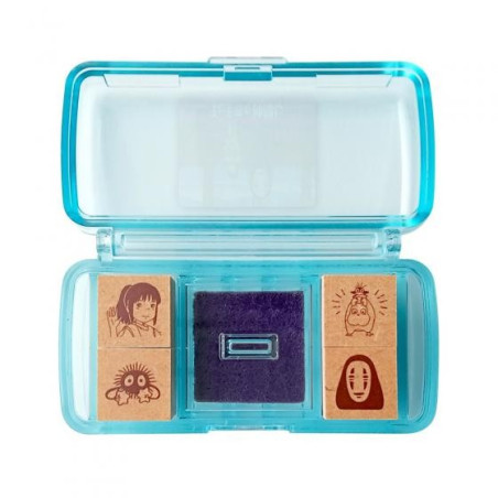 Set de Tampons Bleu Chihiro dans le train - Le Voyage De Chihiro