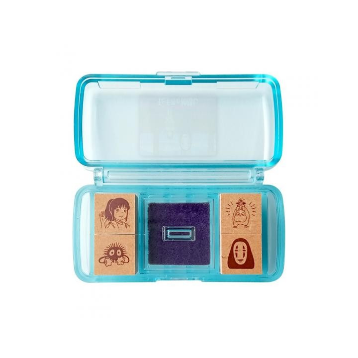 Set de Tampons Bleu Chihiro dans le train - Le Voyage De Chihiro