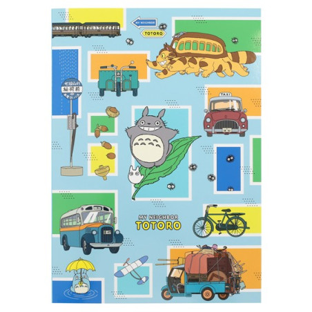 Notebook Vehicles 18,2×25,7 cm - My Neighbor Totoro