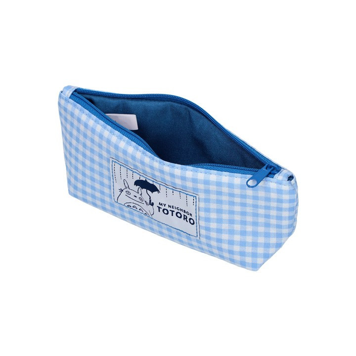 Trousse bleue à carreaux - Mon Voisin Totoro