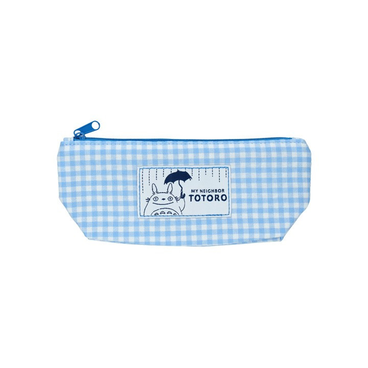 Trousse bleue à carreaux - Mon Voisin Totoro