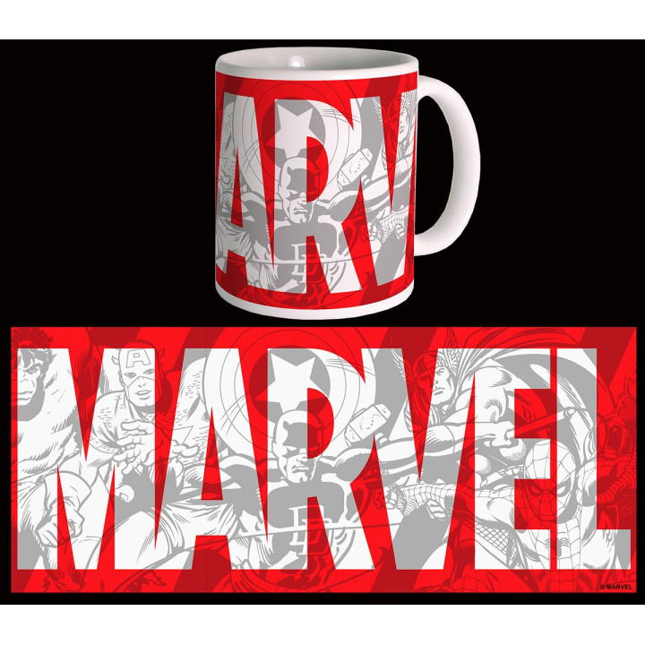 MARVEL MUG COMICS - BIG LOGO