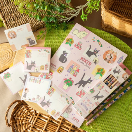 Memo Set Jiji & Kiki Shopping - Kiki's Delivery Service