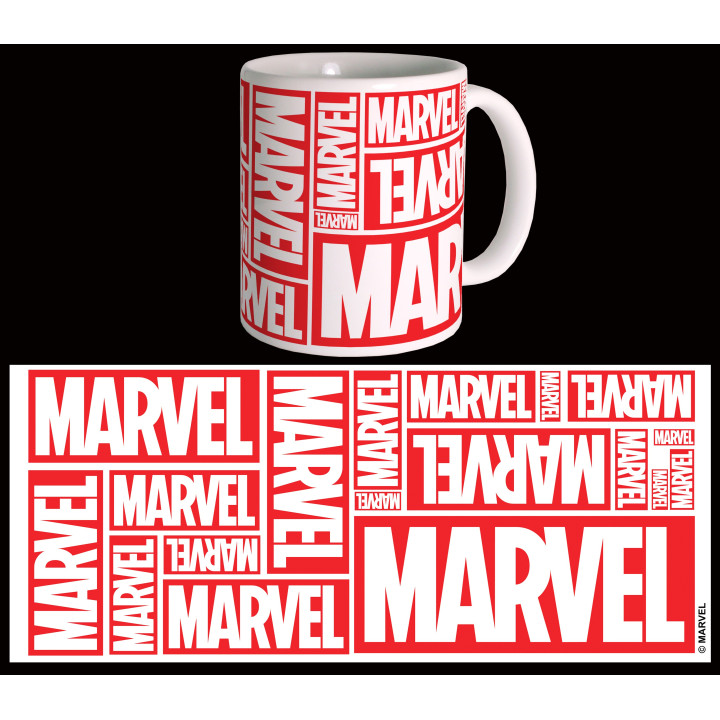 MARVEL MUG COMICS - MULTIPLE LOGO