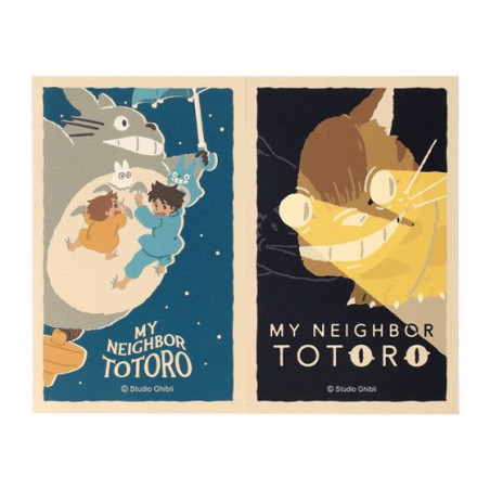 Stickers rétro Chatbus & Totoro volant - Mon Voisin Totoro