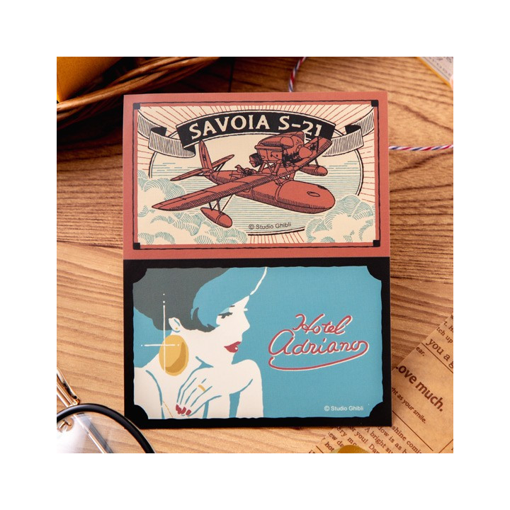 Stickers rétro Savoia & Gina - Porco Rosso