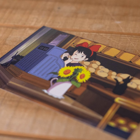 Postcard Kiki Sunflower - Kiki's Delivery Service