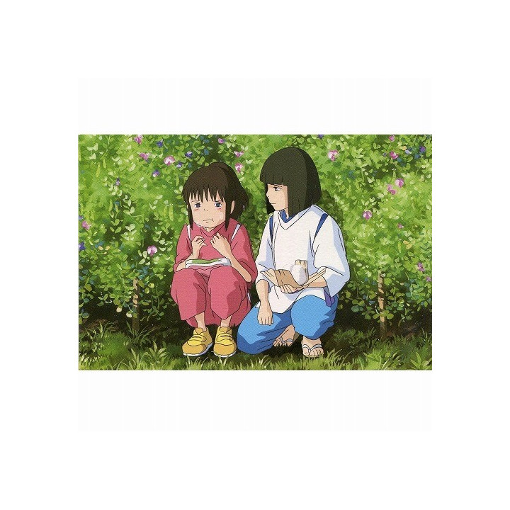 Carte Postale Chihiro & Haku onigiri - Le Voyage de Chihiro