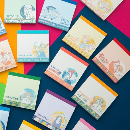 Collection of 24 Mini Memo Set -  Studio Ghibli