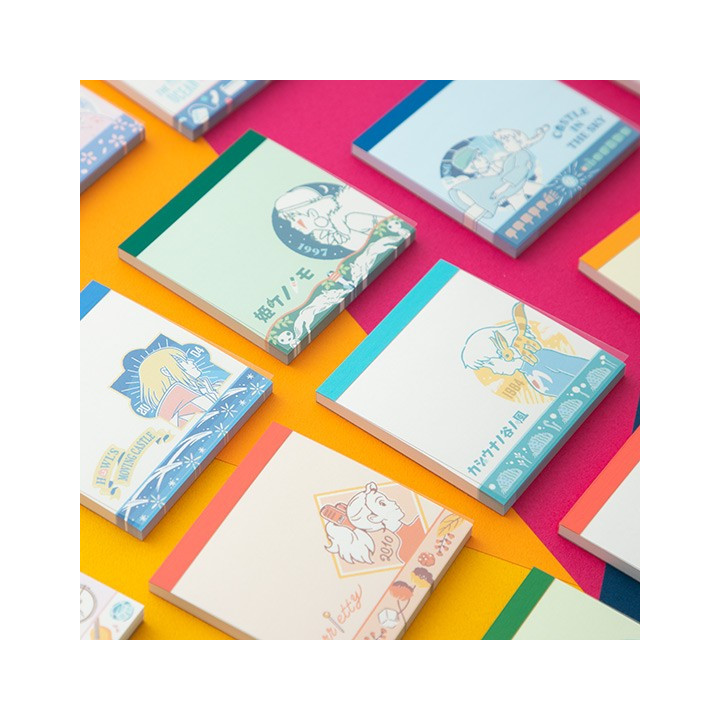 Assortiment de 24 Mini Blocs mémo à collectionner -  Studio Ghibli